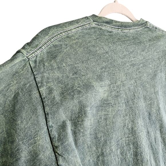 Ford Bronco Womens Graphic T Shirt Size Medium Green Vintage Retro Burnout Wash - Picture 4 of 8